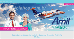 Desktop Screenshot of medialplanos.com.br