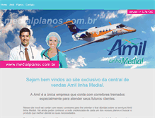 Tablet Screenshot of medialplanos.com.br